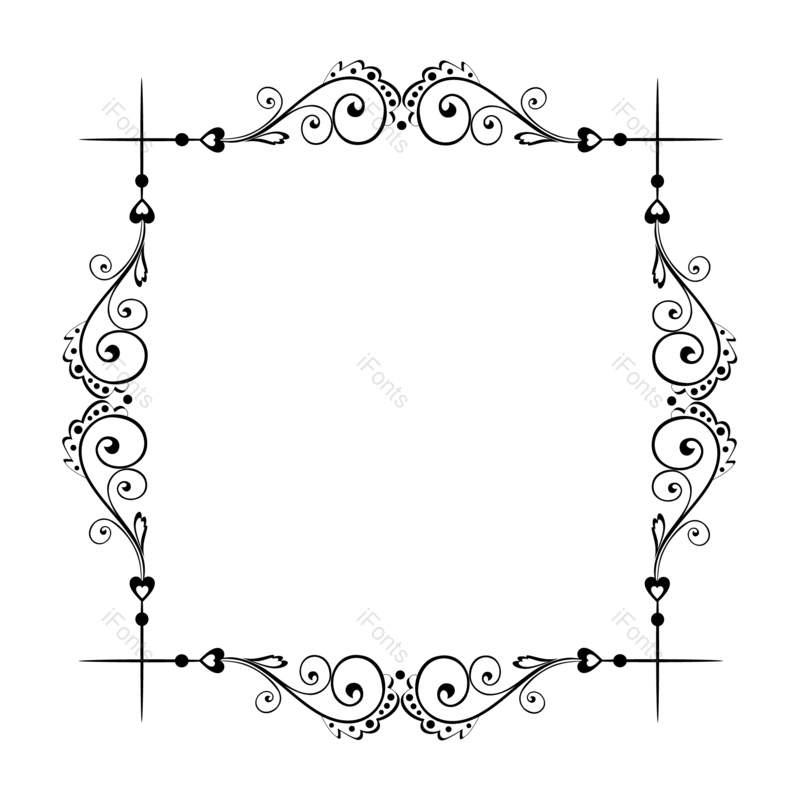 边框图片,复古元素,欧式PNG,花纹免抠素材